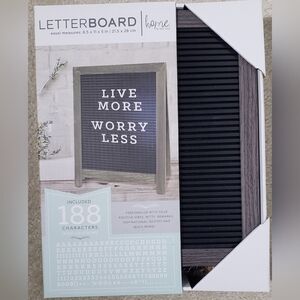 NWT- Letterboard Easel